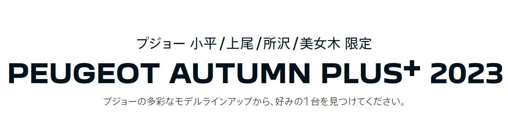 プジョーの多彩なモデルラインナップから、好みの1 台を見つけてください。