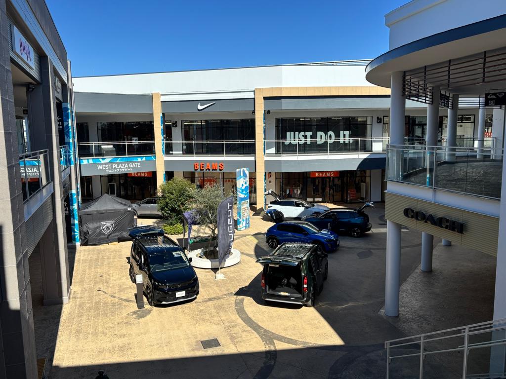 今日と明日は「三井アウトレットパーク入間」で展示会開催中！